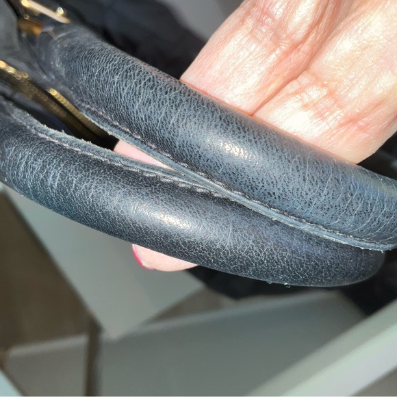 Prada Gorgeous Nylon and Leather Tote with Decorative Gathered Band - Picture 9 of 15